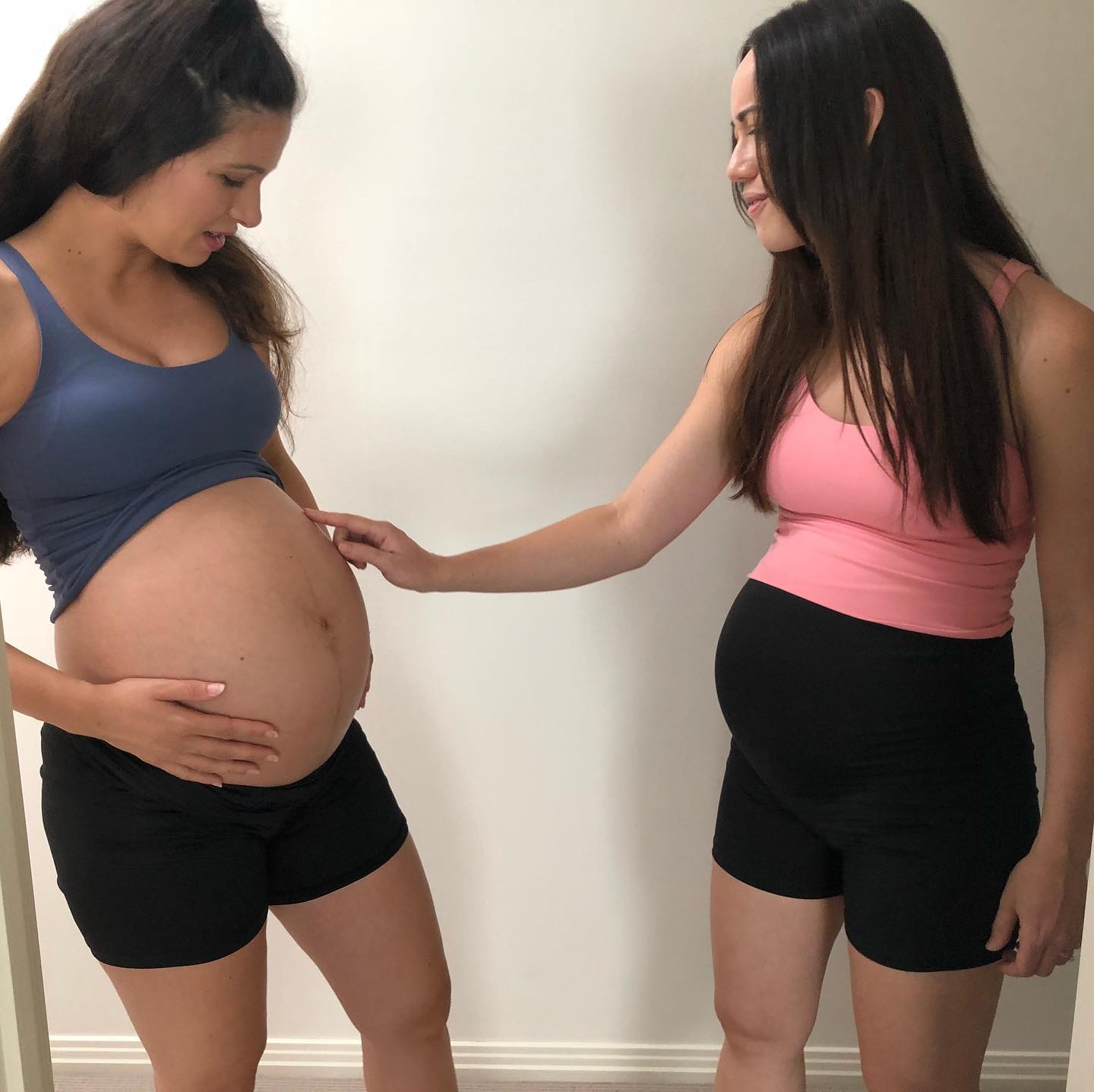 Emama Maternity Bike Shorts + Pockets - Black