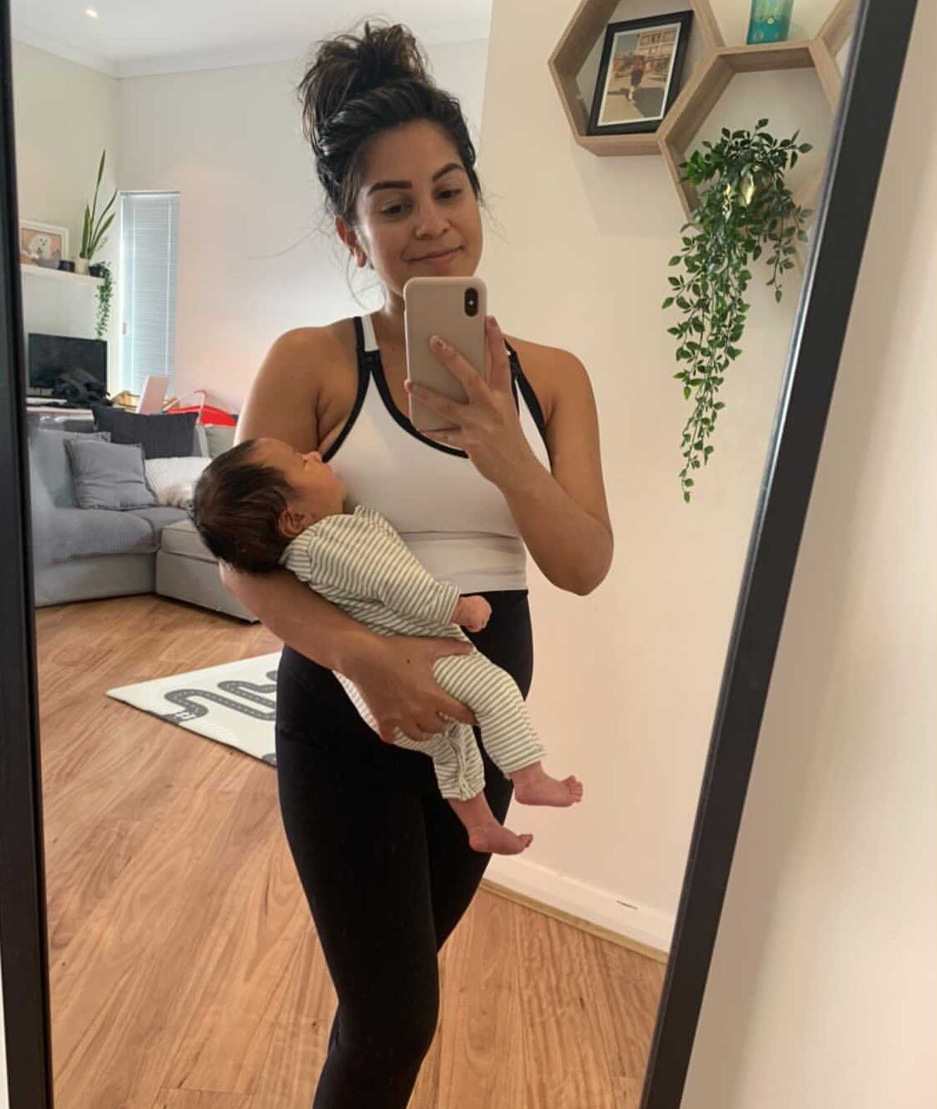 Schwangerschafts- Regenerations- Emama 7/8 Leggings - Taschen