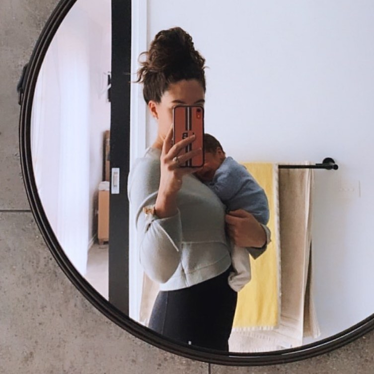 Schwangerschafts- Regenerations- Emama 7/8 Leggings - Taschen