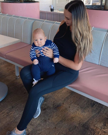 Schwangerschafts- Regenerations- Emama 7/8 Leggings - Taschen