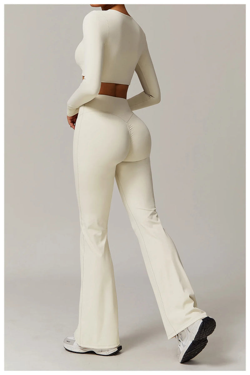 Flared Leggings - mum tum hiding