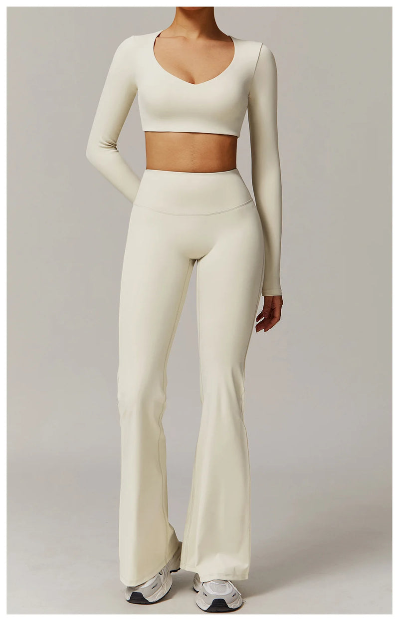 Flared Leggings - mum tum hiding