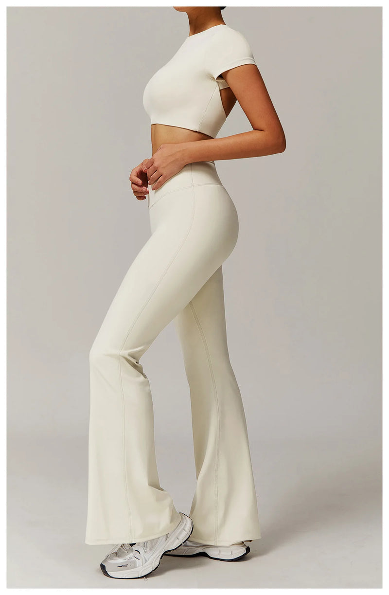 Flared Leggings - mum tum hiding