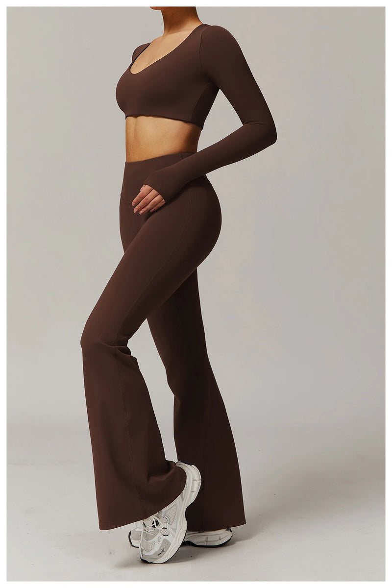 Flared Leggings - mum tum hiding
