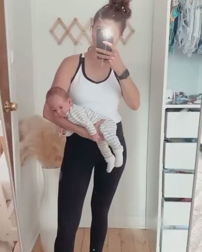 Schwangerschafts- Regenerations- Emama 7/8 Leggings - Taschen